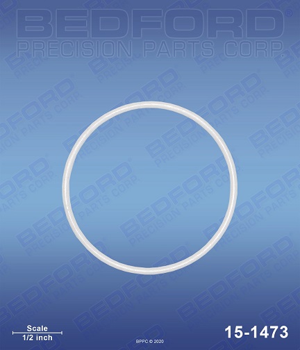 Bedford 15-1473 is Wagner 0349408 Teflon O-Ring aftermarket replacement